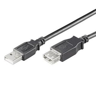 Ewent EC1012 cavo USB 1,8 m USB 2.0 USB A Nero