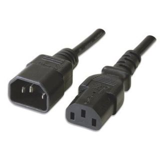 Ewent EC1913 cavo di alimentazione Nero 1,8 m Accoppiatore C14 Accoppiatore C13