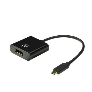 Ewent EW9825 cavo e adattatore video 0,15 m USB tipo-C DisplayPort Nero