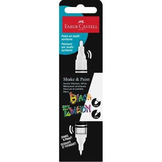 FABER CASTELL BLACK ED. SHAKE PAINT 1XBIANCO