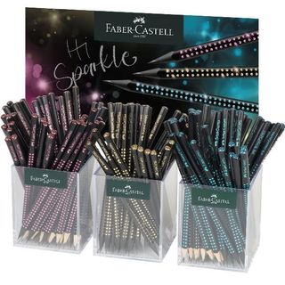 FABER CASTELL ESP 144 MAT. GRAFITE SPARKLE 3 COL.