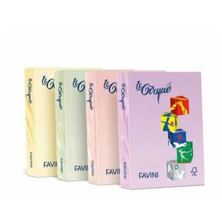 FAVINI Le Cirque - Rosa - A3 (297 x 420 mm) - 160 g/m² - 250 fogli carta comune