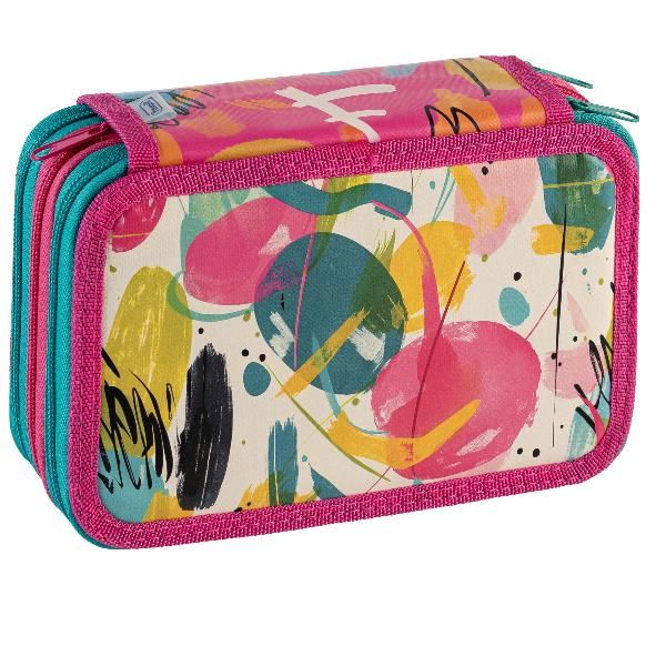 FAVORIT ART ASTUCCIO 3 SCOMPARTI IN POLIESTERE CON RIEMPIMENTO FANTASIE ASSORTI…