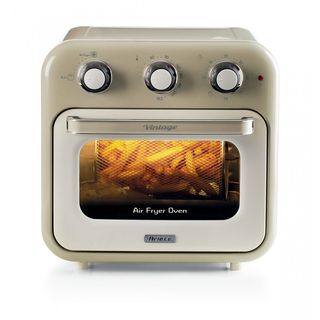 FRIGGITRICE AD ARIA + FORNO 16LITRI SERIE VINTAGE BEIGE