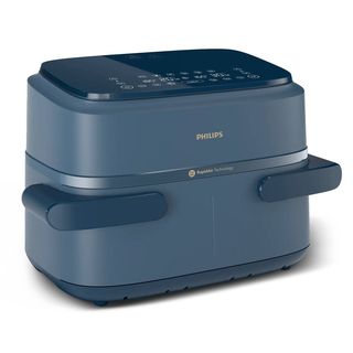 FRIGGITRICE AD ARIA MULTICOOKER 7,1 LITRI DUAL BASKET CON DIVISORIO BLU