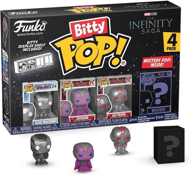 FUNKO BITTY POP VINYL FIGURE - MARVEL - 71505 IRON MAN (4PK)