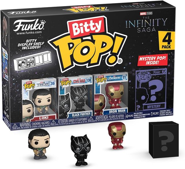 FUNKO BITTY POP VINYL FIGURE - MARVEL - 71506 LOKI (4PK)