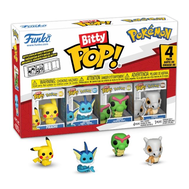 FUNKO BITTY POP VINYL FIGURE - POKEMON - 81132 PIKACHU (4PK)