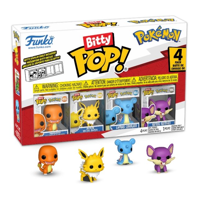 FUNKO BITTY POP VINYL FIGURE - POKEMON - 81133 CHARMANDER (4PK)