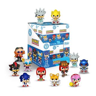 FUNKO POP 86121 SONIC THE HEDGEHOG - MYSTERY MINI BLIND BOX - SONIC 12PC CASE P…