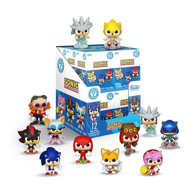 FUNKO POP 86121 SONIC THE HEDGEHOG - MYSTERY MINI BLIND BOX - SONIC 12PC CASE P…