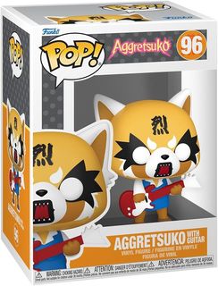FUNKO POP AGGRETSUKO VINYL FIGURE - 96 AGGRETSUKO W/GUITAR 9CM