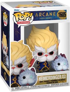 FUNKO POP ARCANE: LEAGUE OF LEGENDS - VINYL FIGURE 1605 HEIMERDINGER W/PORO 9CM