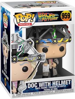 FUNKO POP BACK TO THE FUTURE - VINYL FIGURE 959 DOC W/ HELMET 9CM