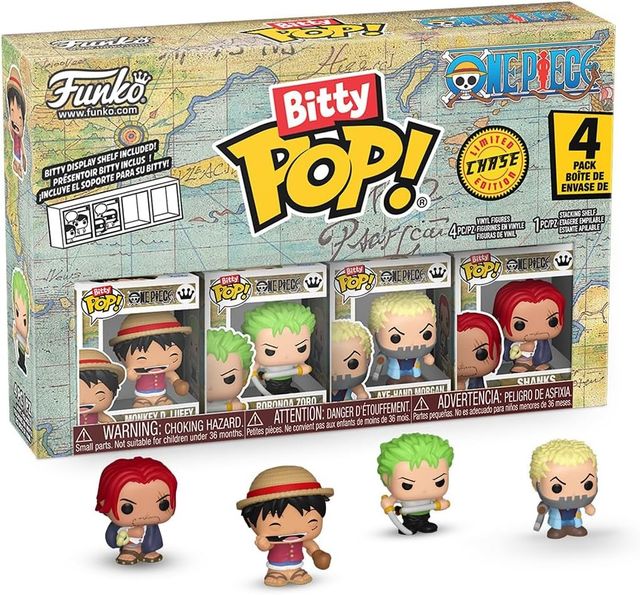 FUNKO POP BITTY POP ONE PIECE - VINYL FIGURE - 86892 LUFFY (4PK)