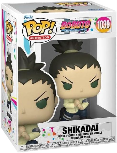 FUNKO POP BORUTO: NARUTO NEXT GENERATION - VINYL FIGURE 1039 SHIKADAI 9CM