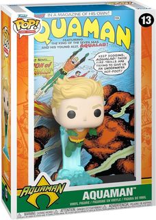 FUNKO POP DC COMICS - COMIC COVERS VINYL FIGURE 13 AQUAMAN 9CM*
