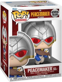FUNKO POP DC COMICS: PEACEMAKER - VINYL FIGURE 1232 PEACEMAKER W/ EAGLY 9CM*