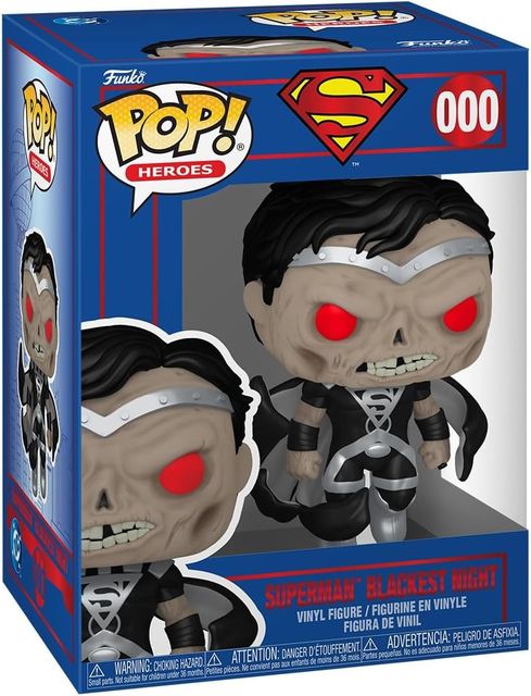 FUNKO POP DC COMICS: SHIELD THROUGH THE AGES - VINYL FIGURE 000 UPERMAN BLACKES…