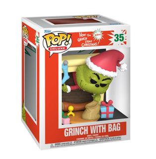 FUNKO POP DELUXE HOW THE GRINCH STOLE CHRISTMAS - VINYL FIGURE 35 GRINCH W/BAG …