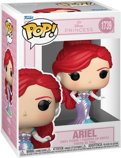 FUNKO POP DISNEY PRINCESS :GRAND ENTRANCES - VINYL FIGURE 1739 ARIEL 9CM 90306