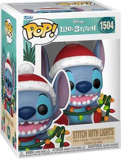 FUNKO POP DISNEY: HOLIDAY - LILO & STITICH - VINYL FIGURE 1504 STITCH W/LIGHTS …