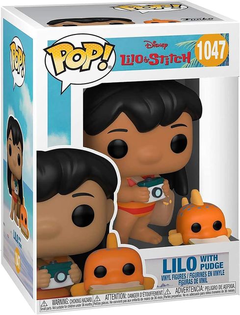 FUNKO POP DISNEY: LILO & STITCH - VINYL FIGURE 1047 LILO W/ PUDGE 9CM