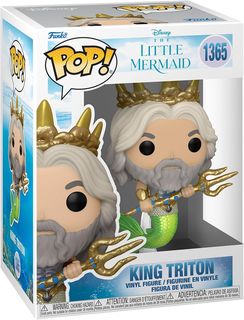 FUNKO POP DISNEY: LITTLE MERMAID - VINYL FIGURE 1365 KING TRITON 9CM