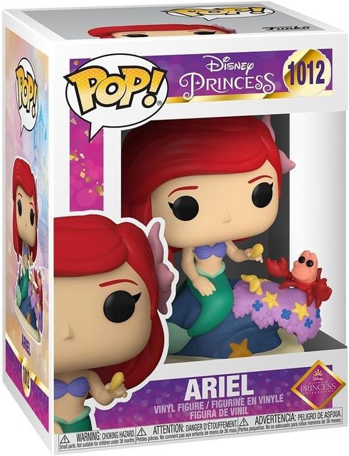 FUNKO POP DISNEY: ULTIMATE PRINCESS - VINYL FIGURE 1012 ARIEL 9CM