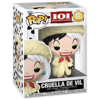 FUNKO POP DISNEY:101 DALMATIANS - VINYL FIGURE 1663 CRUELLA DE VIL 9CM COC
