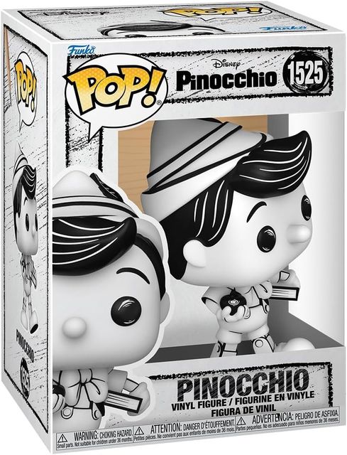 FUNKO POP DISNEY:PINOCCHIO - VINYL FIGURE 1525 PINOCCHIO (SKETCHED) 9CM