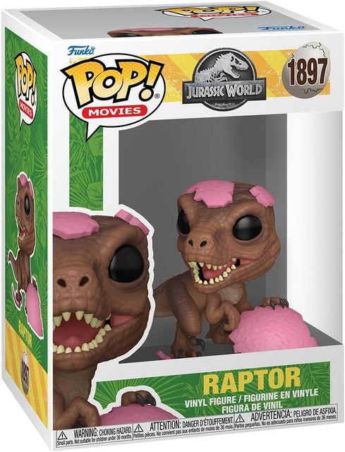 FUNKO POP JURASSIC PARK - VINYL FIGURE 1897 RAPTOR 9CM