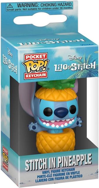 FUNKO POP KEYCHAIN - STITCH IMP STITCH IN PINEAPPLE 4CM