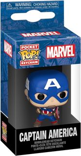 FUNKO POP KEYCHAIN MARVEL: NEW CLASSIC - VINYL FIGURE CAPTAIN AMERICA 4CM