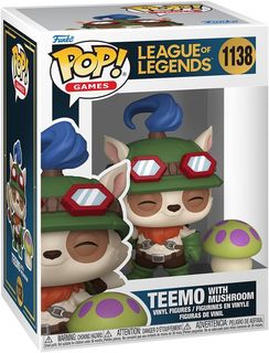 FUNKO POP LEAGUE OF LEGENDS - VINYL FIGURE 1138 TEEMO W/SHROOM 9CM