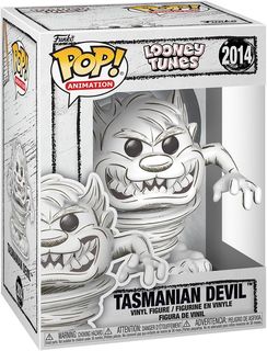 FUNKO POP LOONEY TUNES - VINYL FIGURE 2014 TASMANIAN DEVIL (SKETCHED) 9CM 31/05…