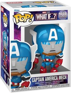 FUNKO POP MAREL: WHAT IF...? - POP FUNKO VINYL FIGURE 1569 CAPTAIN AMERICA MECH…