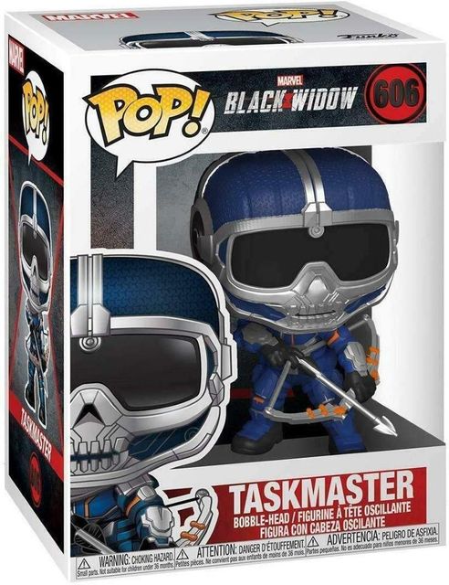 FUNKO POP MARVEL: BLACK WIDOW - VINYL FIGURE 606 TASKMASTER W/ BOW 9CM*