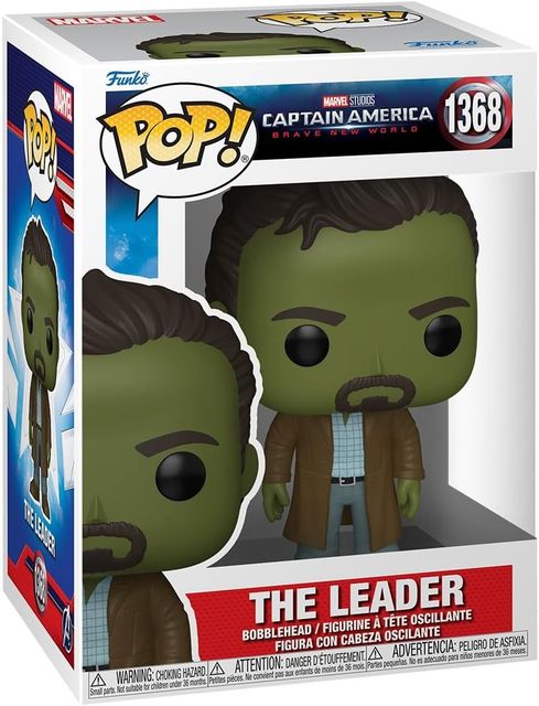 FUNKO POP MARVEL: CAPTAIN AMERICA BRAVE NEW WORLD - VINYL FIGURE 1368 THE LEADE…