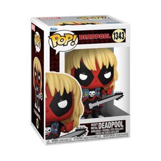 FUNKO POP MARVEL: DEADPOOL - VINYL FIGURE 1343 METAL BAND DEADPOOL 9CM