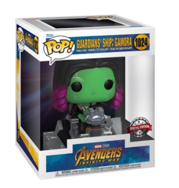 FUNKO POP MARVEL: GUARDIANS OF THE GALAXY VINYL FIGURE 1024 DELUXE SHIP GAMORA …