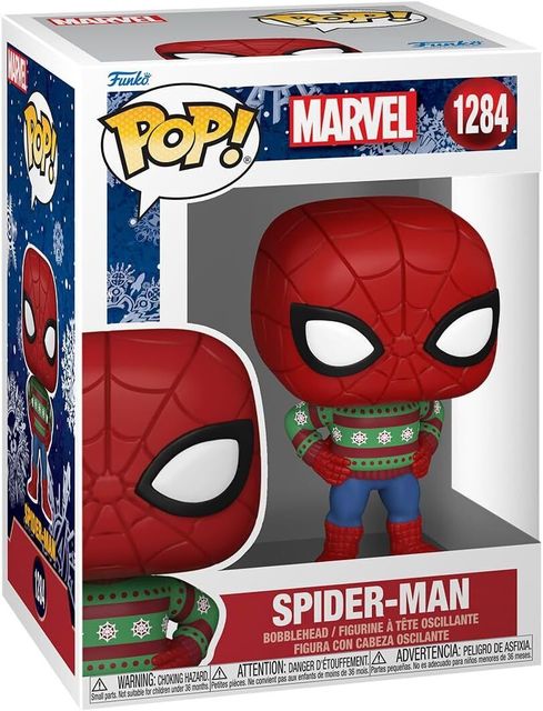 FUNKO POP MARVEL: HOLIDAY - VINYL FIGURE 1284 SPIDER-MAN (SWTR) 9CM