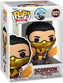 FUNKO POP MORTAL KOMBAT VINYL FIGURE 1021 SCORPION 9CM 30/09/24