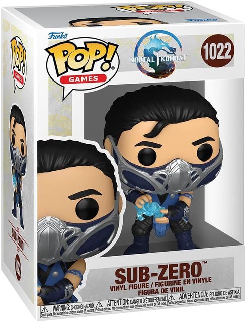 FUNKO POP MORTAL KOMBAT VINYL FIGURE 1022 SUB ZERO 9CM 30/09/24