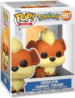 FUNKO POP POKEMON - VINYL FIGURE 597 GROWLITHE (EMEA) 9CM