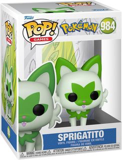 FUNKO POP POKEMON - VINYL FIGURE 984 SPRIGATITO (EMEA) 9CM