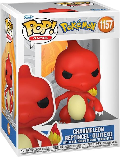 FUNKO POP POKEMON S23 - VINYL FIGURE 1157 CHARMELEON 9CM