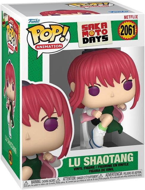 FUNKO POP SAKAMOTO DAYS - VINYL FIGURE 2061 LU SHAOTANG 9CM