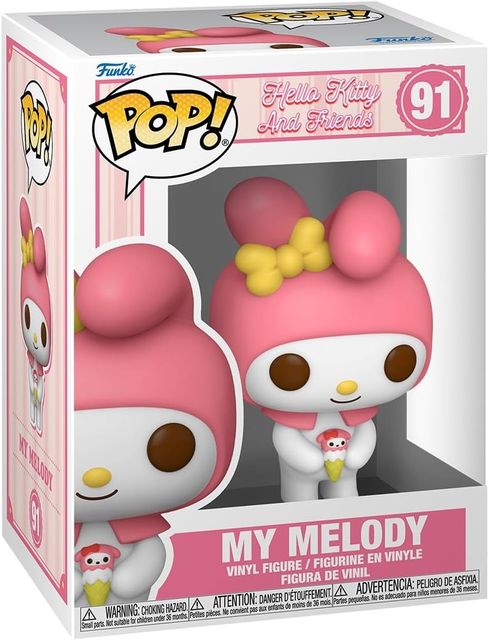 FUNKO POP SANRIO: HELLO KITTY - VINYL FIGURE 91 MY MELODY 9CM