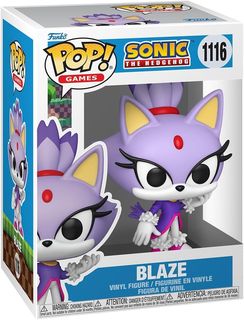 FUNKO POP SONIC THE HEDGEHOG - POP FUNKO VINYL FIGURE 1116 BLAZE THE CAT 9CM